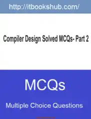Free Download PDF Books, Compiler Design Solved Mcqs Part 2, Pdf Free Download