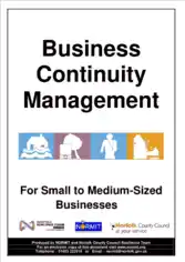 Free Business Continuity Plan Management Template