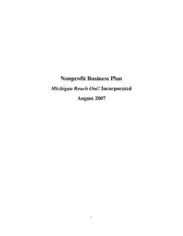 Free Download PDF Books, Non Profit Business Plan Example Template