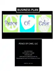 Free Download PDF Books, Piece of Cake Business Plan Template