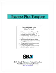 Professional Business Plan Free Template