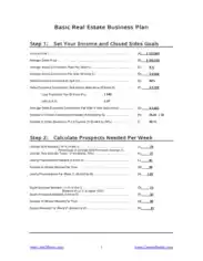 Free Download PDF Books, Sample Basic Real Estate Business Plan Free Template