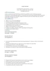 Free Download PDF Books, Email Marketing Resume Template