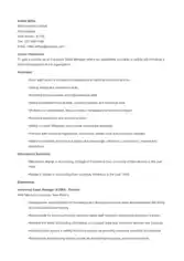 Free Download PDF Books, Insurance Sales Manager Resume Format Template