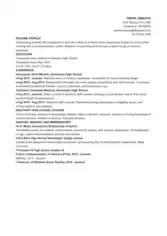 High School Resume For First Job Template