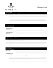 School Resume Outline Template