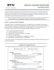 Free Download PDF Books, Skills Based Resume Sample Template