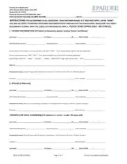 Charity Care Application Form Format Template