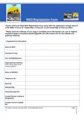 Formal Charity Application Form Template