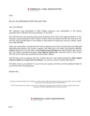 Formal Charity Fundraising Letter Template