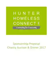 Free Download PDF Books, Charity Event Sponsorship Proposal Template