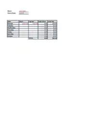 Employee Time Sheet Calculator Excel Template