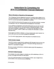 Free Download PDF Books, Confidential Financial Statement Template