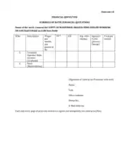 Financial Quotation Template