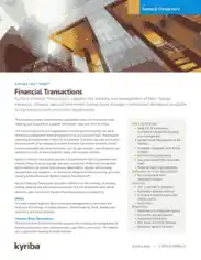Free Download PDF Books, Financial Transactions Template