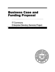 Business Case and Funding Proposal Template