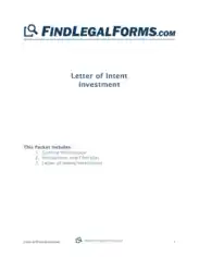 Free Download PDF Books, Business Investment Proposal Letter Pdf Template