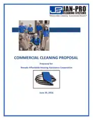 Free Download PDF Books, Commercial Cleaning Services Proposal Sample Template
