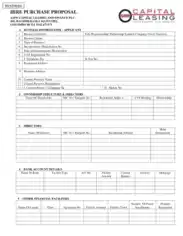 Company Purchase Proposal Template