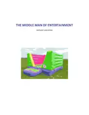 Free Download PDF Books, Entertainment Business Proposal Template