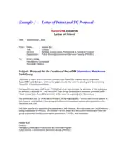 Letter of Intent Business Proposal Template