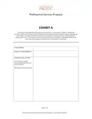 Free Download PDF Books, Professional Service Proposal Template