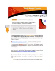 Free Download PDF Books, Simple Business Proposal Format Template