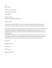 Interview Rejection Thank You Letter Free Template