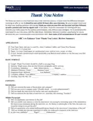 Interview Thank You Note For Internship Template