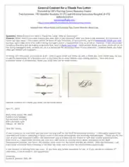 Free Download PDF Books, Sample Nursing Interview Thank You Letter Template