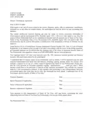 Free Download PDF Books, Generic Client Termination Agreement Template