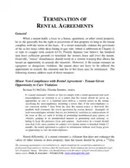 Free Download PDF Books, Termination of Rental Agreement Template