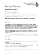 Free Download PDF Books, Client Termination Letter to Lawyer Template