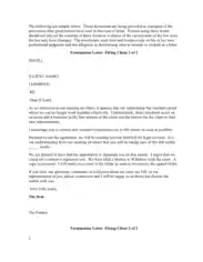 Firing the Client Termination Letter Template