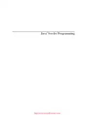 Java Servlet Programming –, Java Programming Book