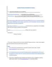 Free Sample Rental Termination Letter from Tenant Template
