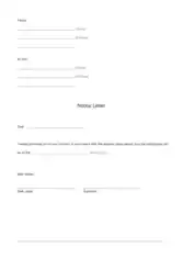 Free Download PDF Books, Au Pair Contract Termination Letter Template