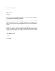 Contract Termination Letter Free Template