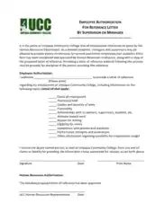 Free Download PDF Books, Employee Authorization Reference Letter Template