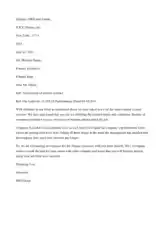 Employment Contract Termination Letter Free Template