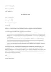 Sample Letter of Termination of Employment Template