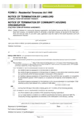 Free Download Lease Termination Form Template