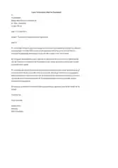 Free Download PDF Books, Lease Termination Letter for Equipment Template
