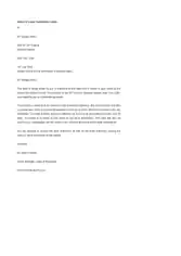 Notice of Lease Termination Letter Template