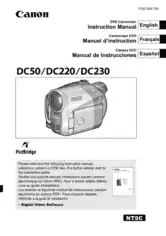 Free Download PDF Books, CANON Camcorder DC50 DC220 DC230 Instruction Manual