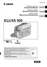 Free Download PDF Books, CANON Camcorder ELURA100 Instruction Manual