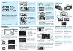 Free Download PDF Books, CANON Camera EOS 5DS 5DSR Quick Reference Guide