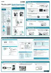 Free Download PDF Books, CANON Camera PowerShot A400 Quick Start Guide