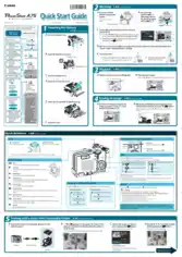 Free Download PDF Books, CANON Camera PowerShot A75 Quick Start Guide