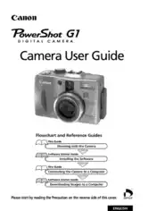 Free Download PDF Books, CANON Camera PowerShot G1 User Guide